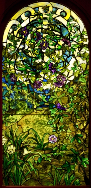   Tiffany Studio, “Vine-Covered Cross,” The Neustadt Collections, Queens Museum  
