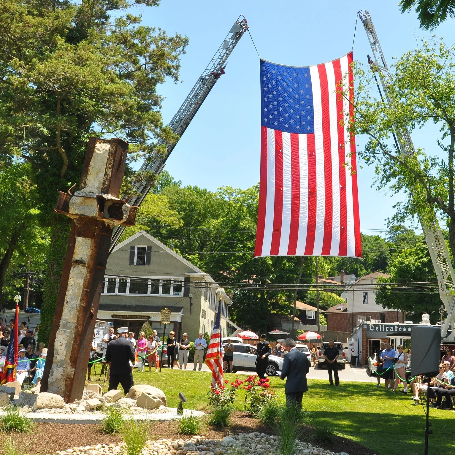 Cold Spring Harbor FD Dedicates 9/11 Memorial