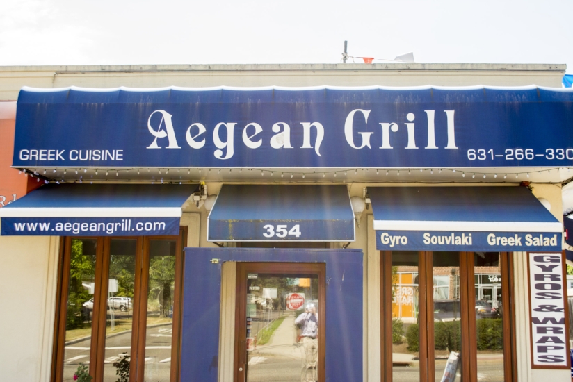   Aegean Grill is located at 354 Larkfield Road, East Northport.   (Long Islander News photos/Connor Beach)  