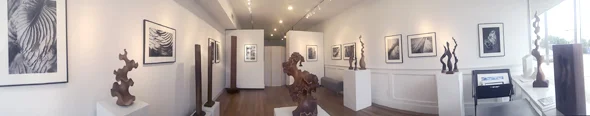 John Cino and Pamela Waldroup share a commonality in their interpretations of form but work in entirely different mediums. Photo by Pamela Waldroup