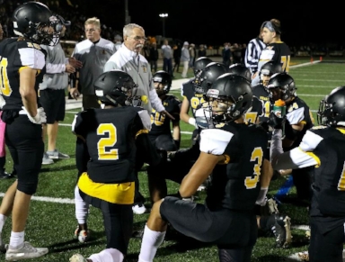 Head coach Richard Reichert, who is retiring at the end of this season, has led the St. Anthony’s High School football team to 5-0 after a 56-36 victory in last week’s game.