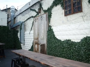 Part of owner Michael Matarazzo’s vision was to create an outdoor beer garden that could be enjoyed all year round.