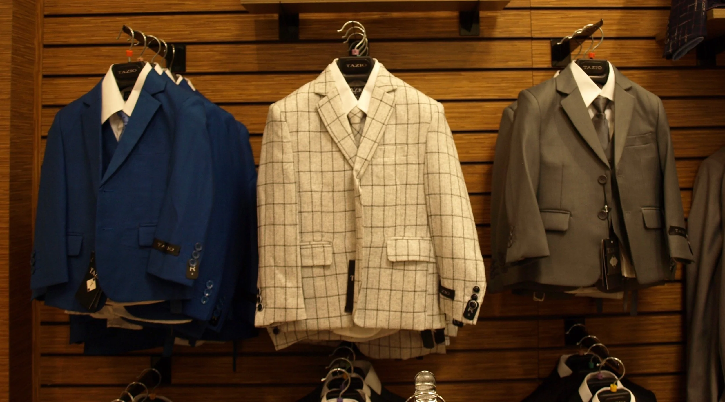 Park Avenue Fine Suits opened just in time for the holiday season at Walt Whitman Shops. Long Islander News photos/Sophia Ricco