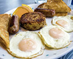 Breakfast traditionalists are sure to enjoy The Classic ($10.75) at Hatch (286 Main St., Huntington), which features three eggs any style flanked by a side of hash browns, choice of sausage, bacon or ham, and toast. Our Foodie tried it with over easy eggs, sausage links and white toast. The fresh eggs were the star of this dish, and the hash browns and sausage provided well-seasoned complements. The beautiful runny egg yolks were great to dip the toast in and tie the dish together.