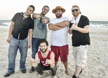 Gnarly Karma band memers, from left, are: Billy Hanley, Jarrod Beyer, Mike Renert, Ryan McAdam and Adam Sklar.