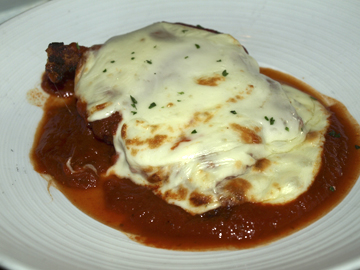  Chicken chop parmigiana… a classic take on a classic dish. 