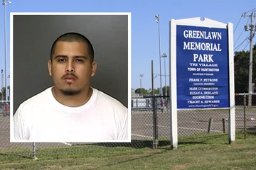 Prosecutors last week charged alleged MS-13 gang members Elmer Gilberto Santos Contreras, above, and co-defendant, Anthony Gutierrez-Mesa, not pictured, murdered an 18-year-old Greenlawn resident in 2016 and left his mutilated body in Greenlawn Park.