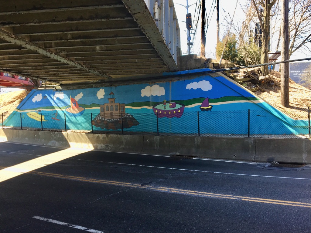 Birchwood Intermediate School Mural on New York Avenue, Huntington Station