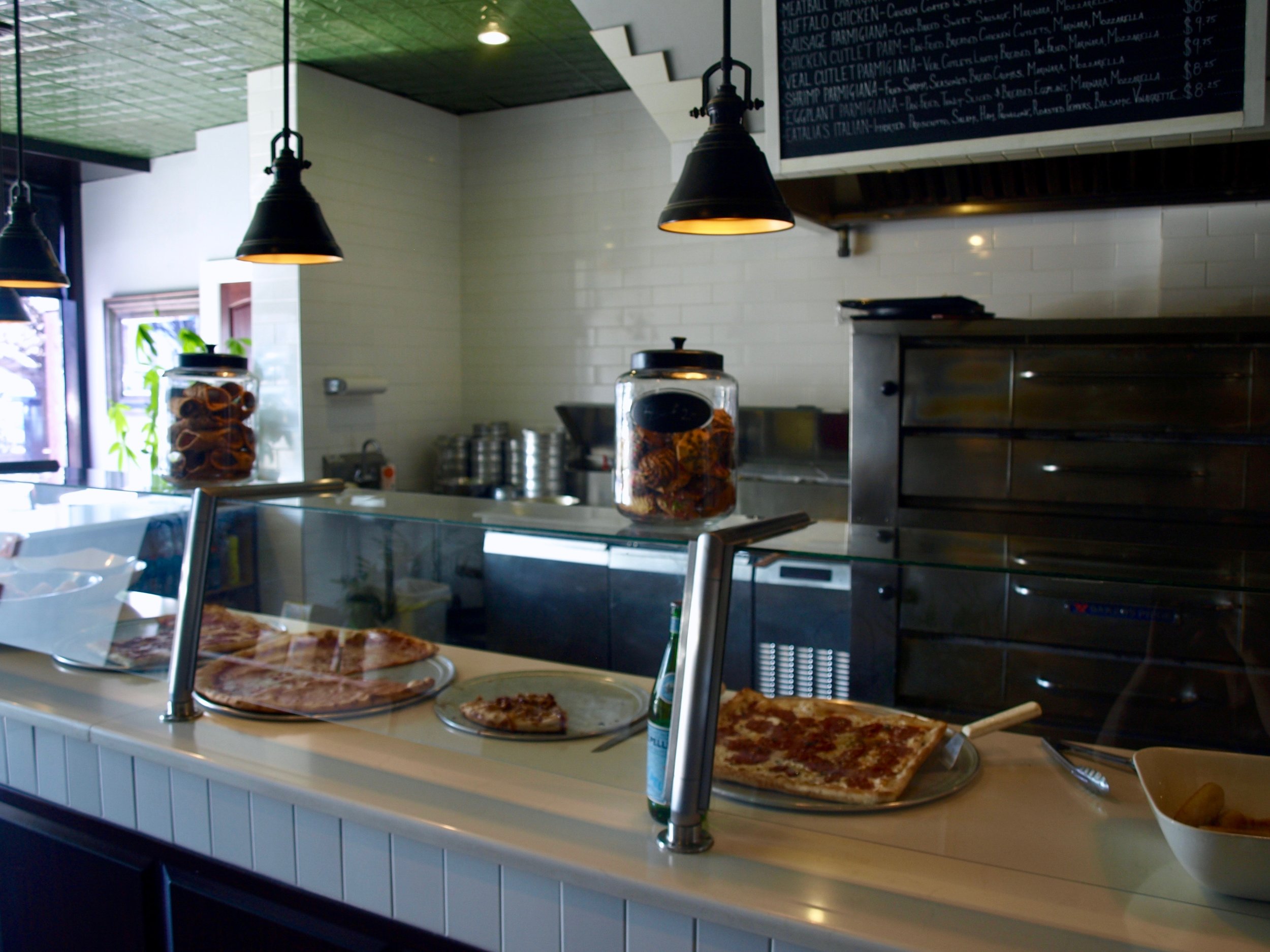 The Salese family owns Eatalia and Junior’s Pizza in Halesite, they bring their knowledge for pizza into the restaurant .