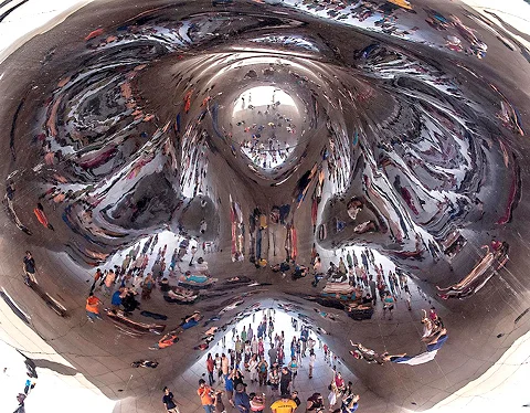 Mirrored Microcosm by Holly Gordon is among foto gallery members’ works on display in the show EXPOsure.