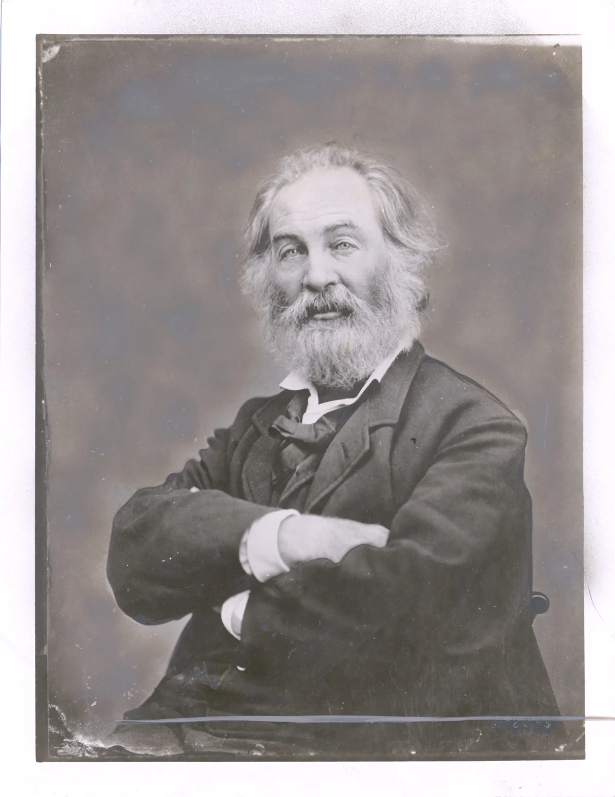 Walt Whitman, ca. 1865, in an image captured by famed Civil War photographer Matthew Brady NYPL Photography Collection, Astor, Lenox and Tilden Foundations