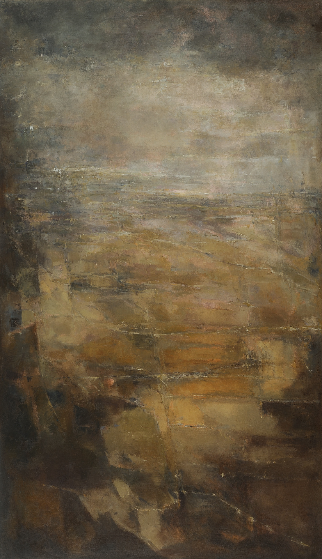 FRAGMENTARY 38X22 OIL/CANVAS 