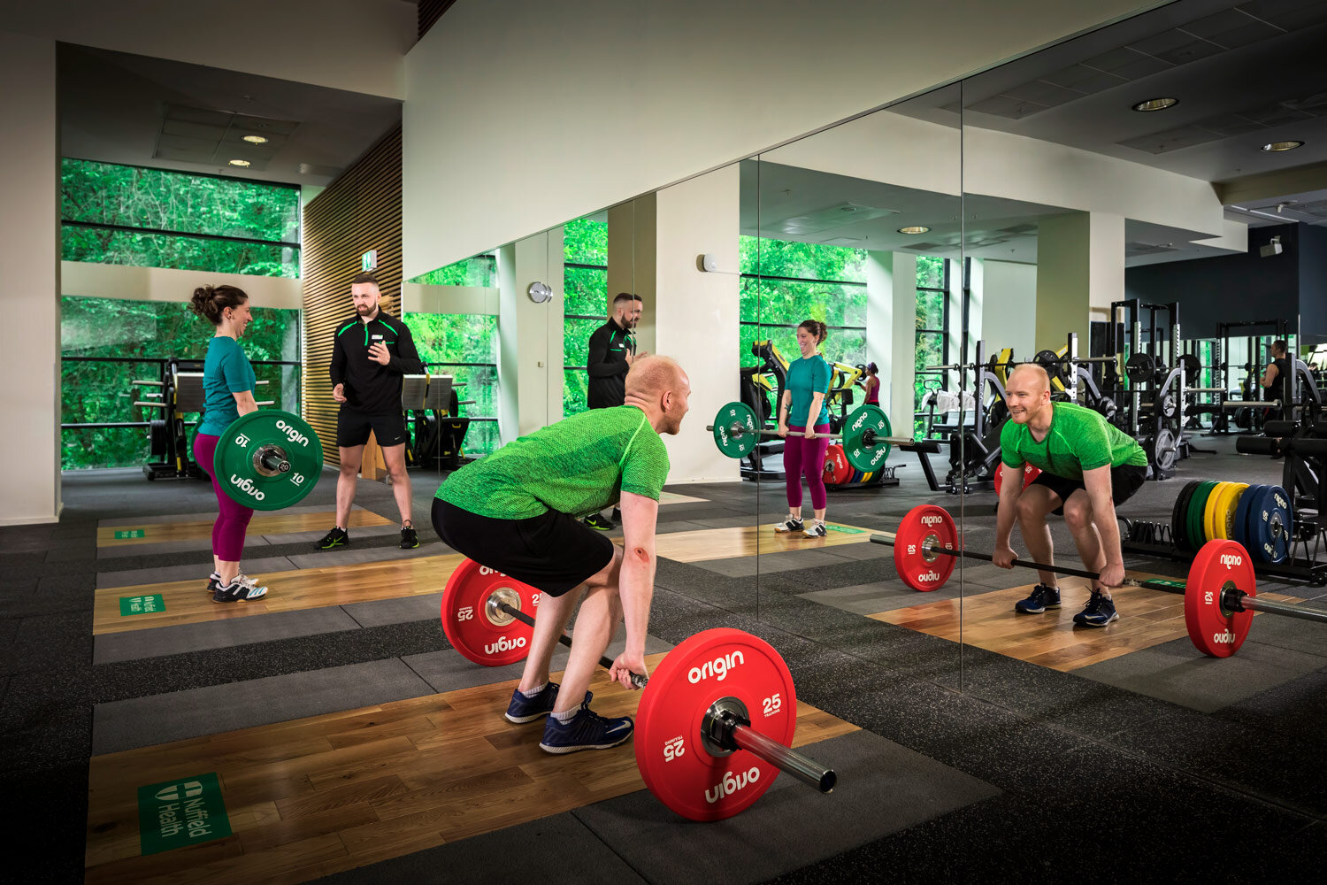 free-weights-in-nuffield-health-gym