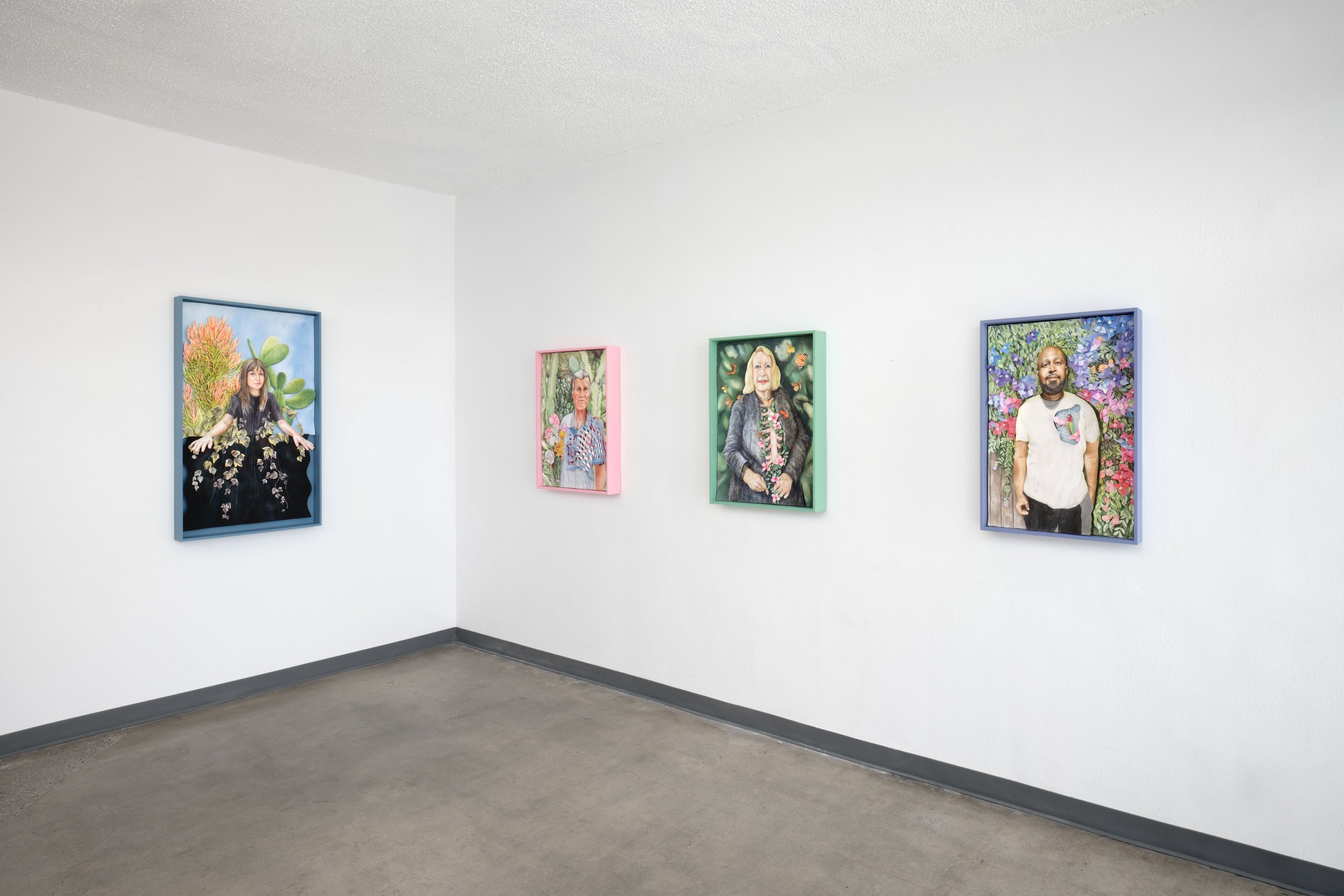  Installation view,  Transmutation Paintings  July 10-31, 2022 | Alto Beta, Altadena CA  