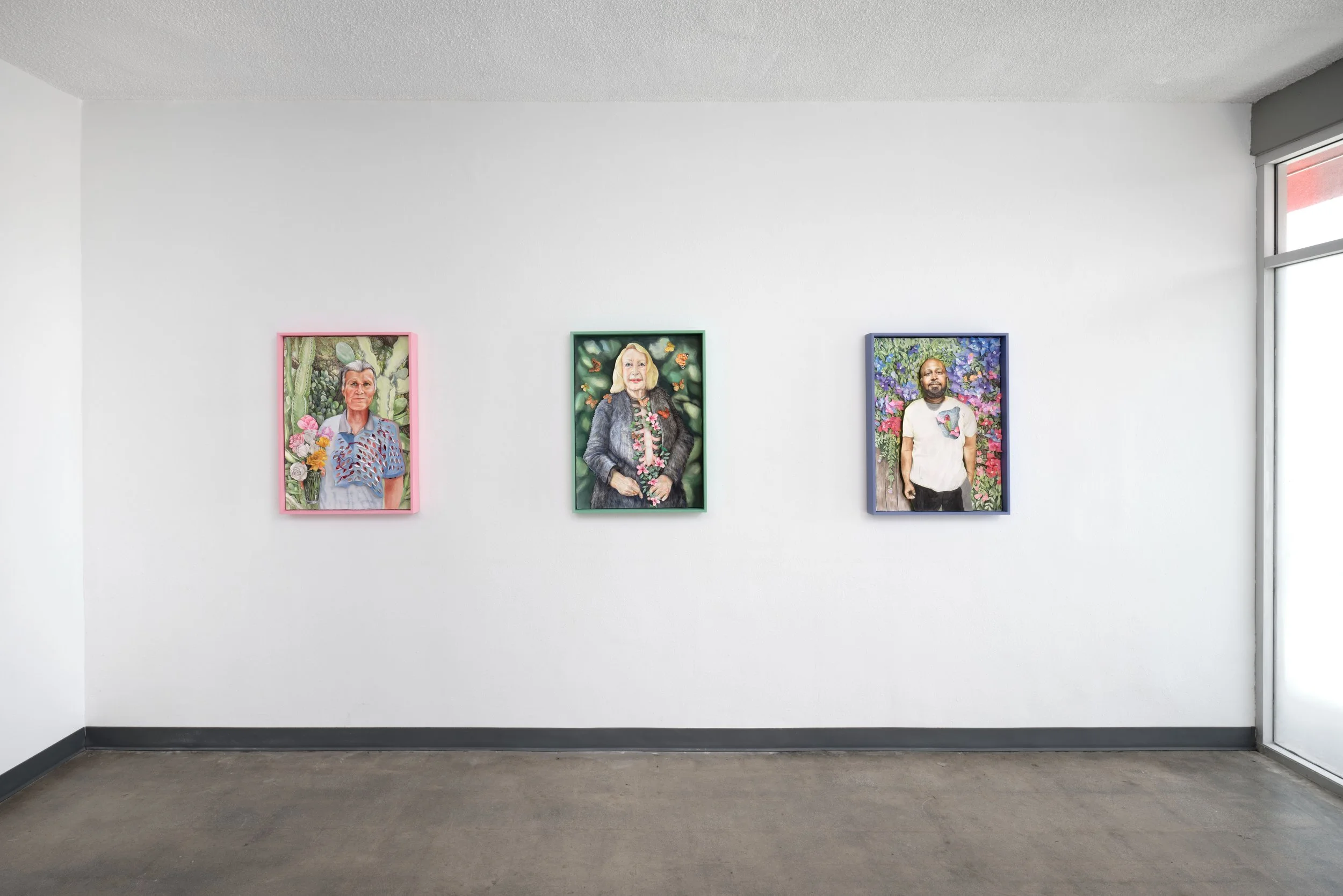  Installation view,  Transmutation Paintings  July 10-31, 2022 | Alto Beta, Altadena CA  