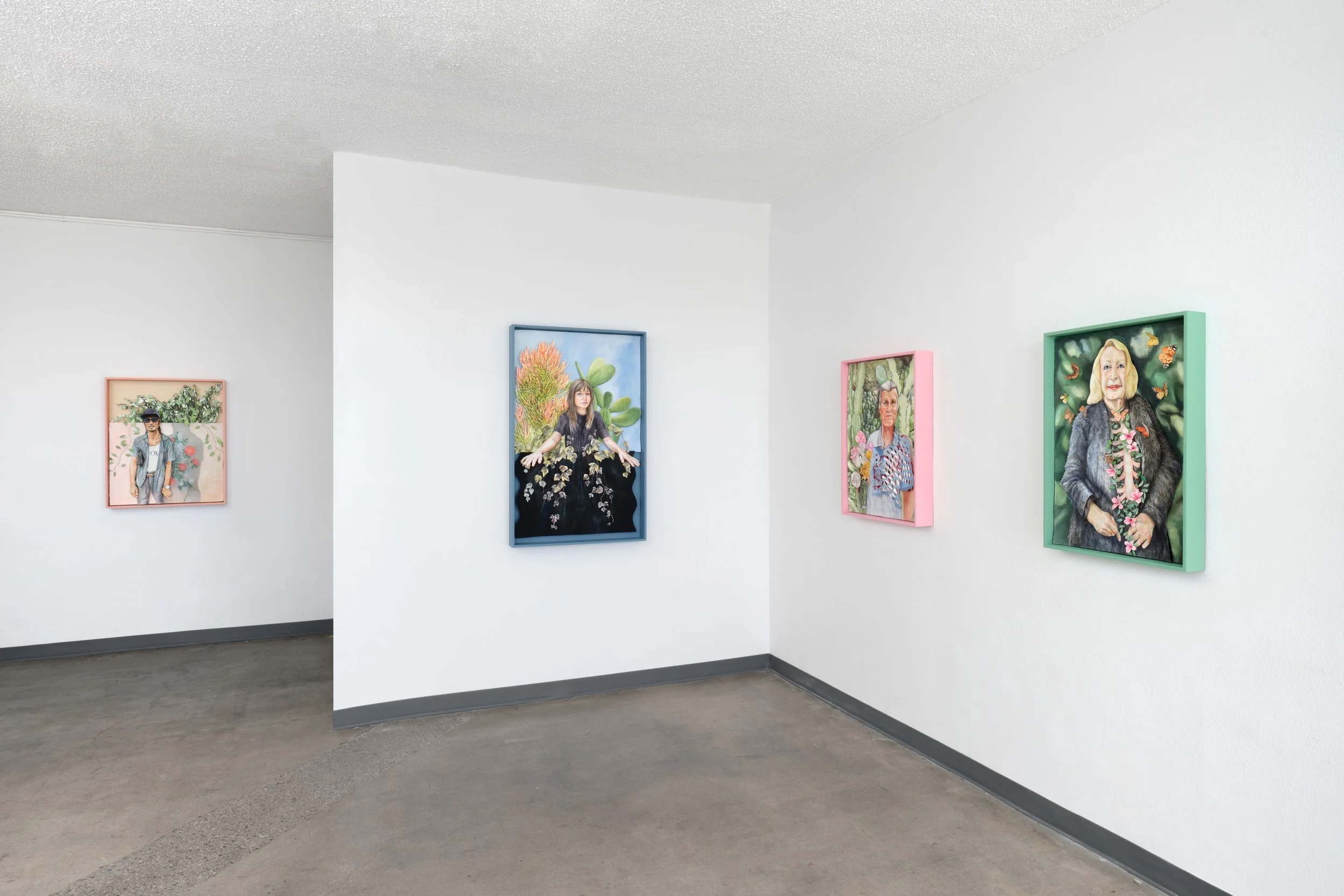  Installation view,  Transmutation Paintings  July 10-31, 2022 | Alto Beta, Altadena CA  