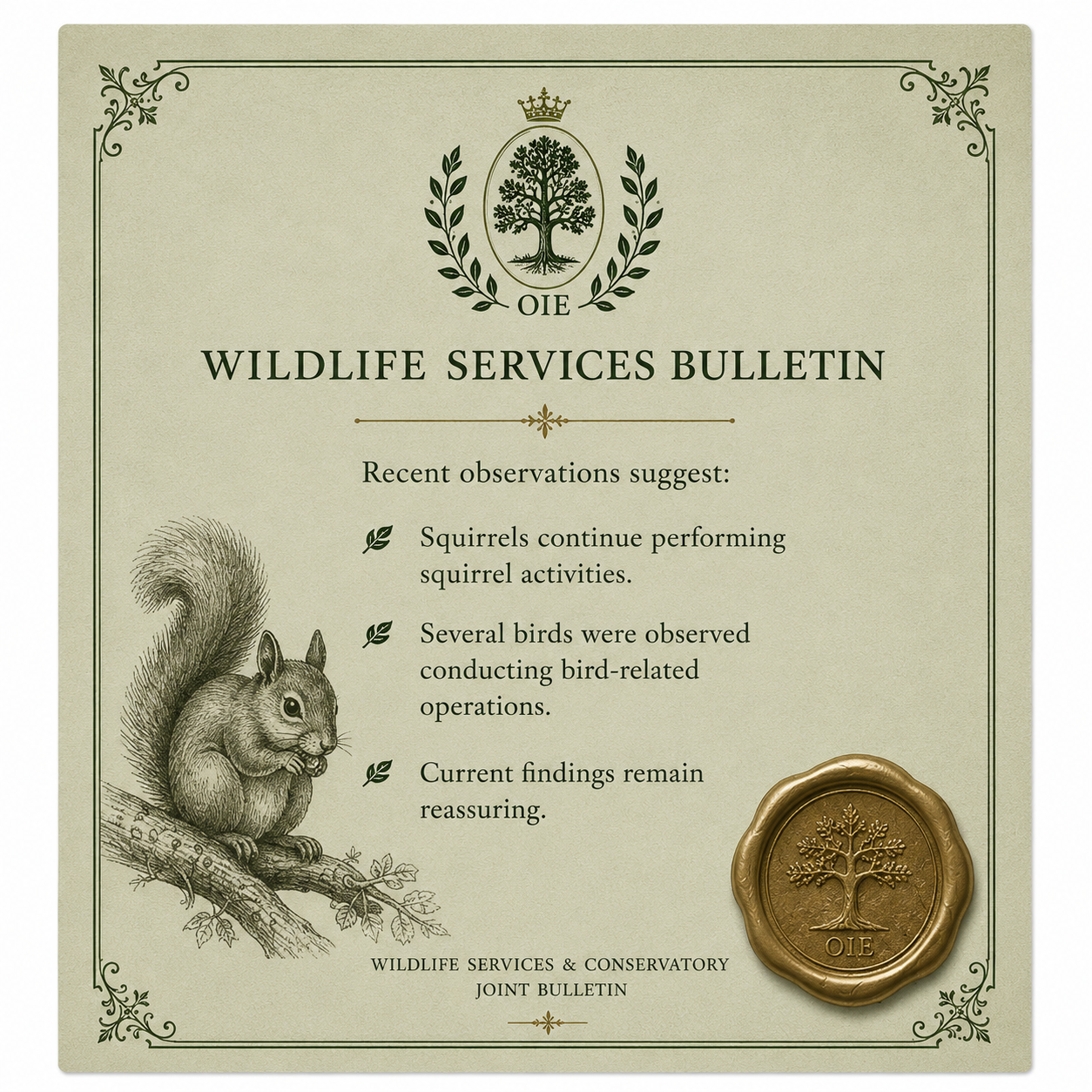 OIE Wildlife Service