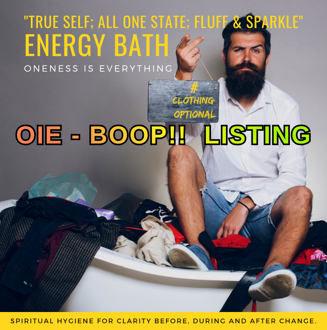 "True Self; All One State; Fluff & Sparkle"   OIE-BOOP!!