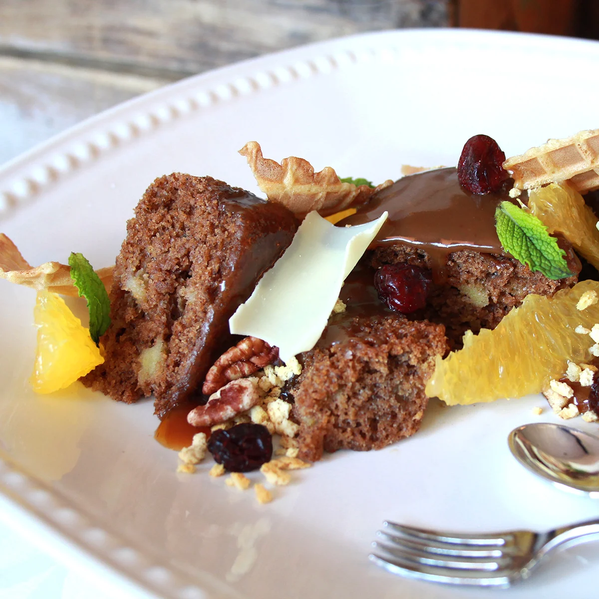 Warm Ginger Caramel Spice Cake deconstruct.jpg