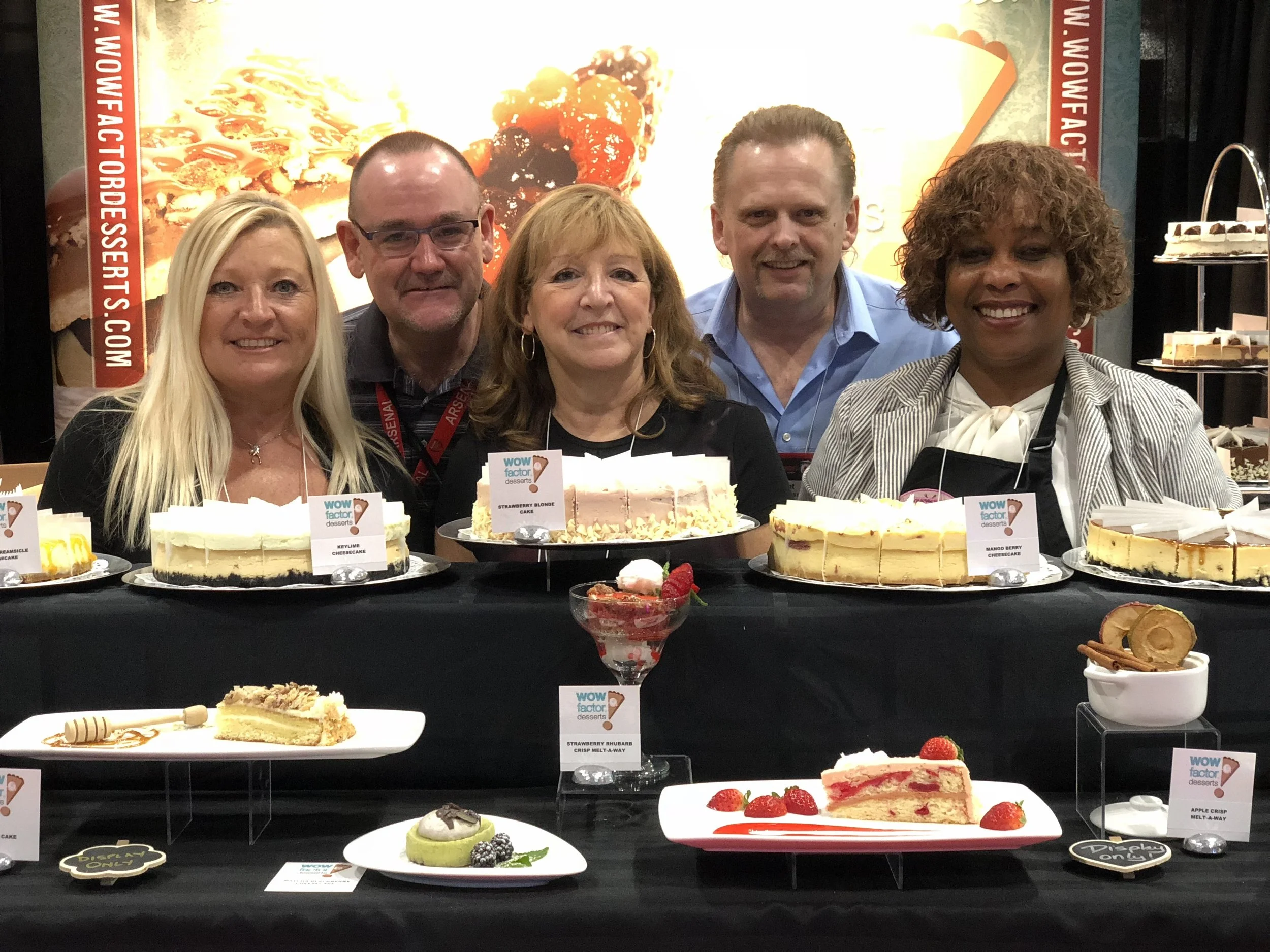 From left to right: Mandy, Sean, Chantal, Ron, Jackie WOW!
