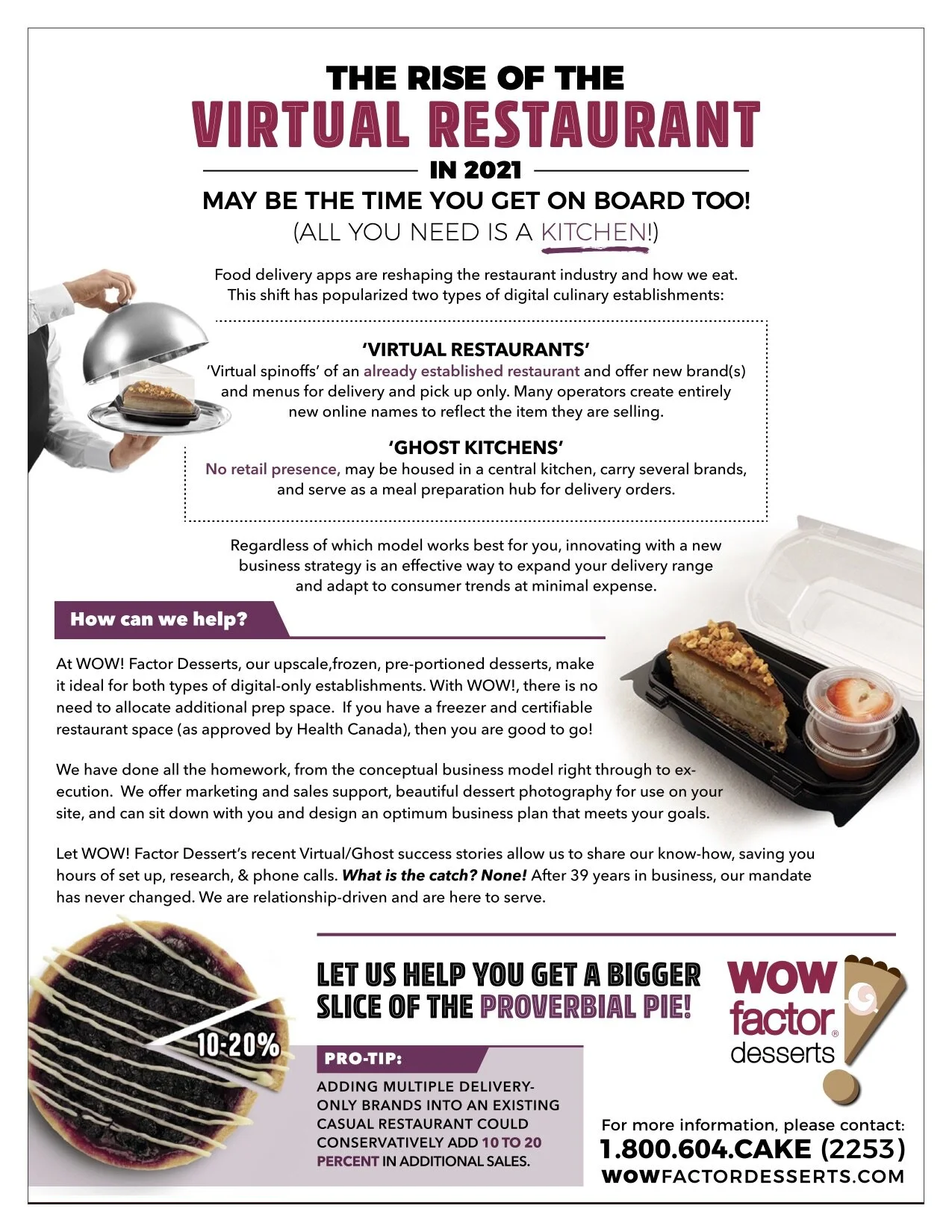 Ghost Kitchen Virtual Kitchens Wow Factor Desserts