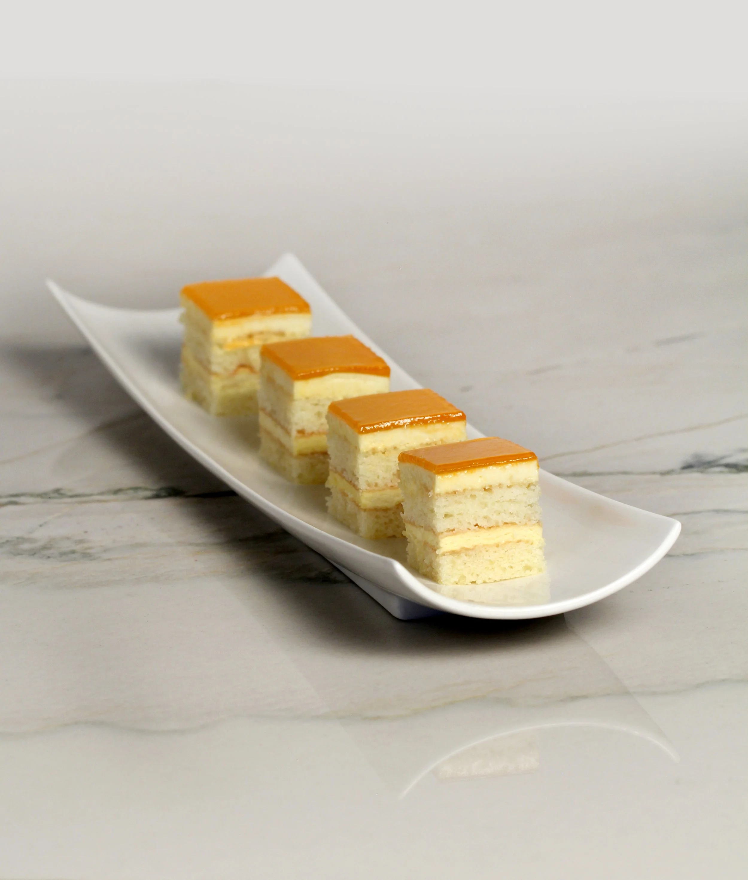 Mango Mousse Cake Bites