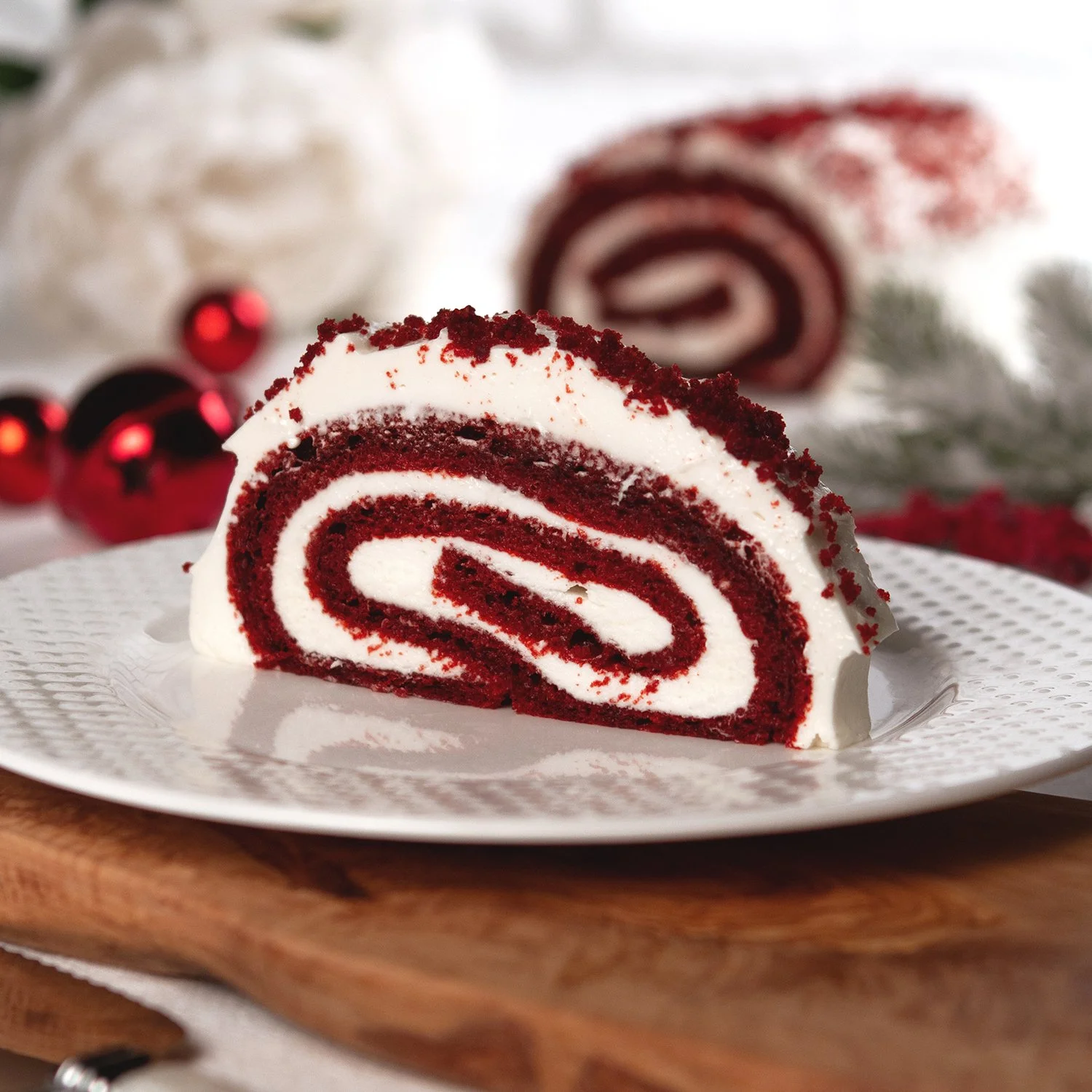 **NEW!** Red Velvet Yule Log