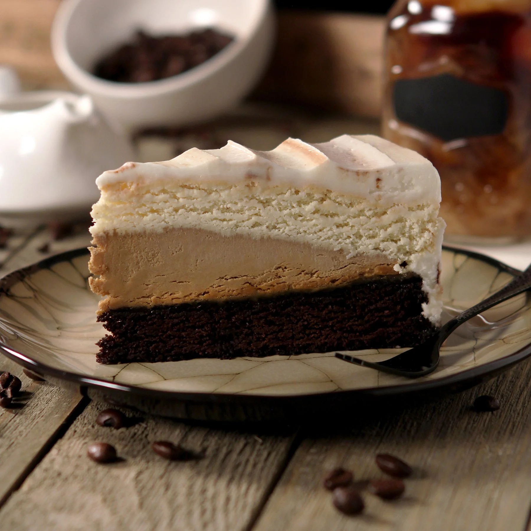 Salted Caramel Cold Brew Cake