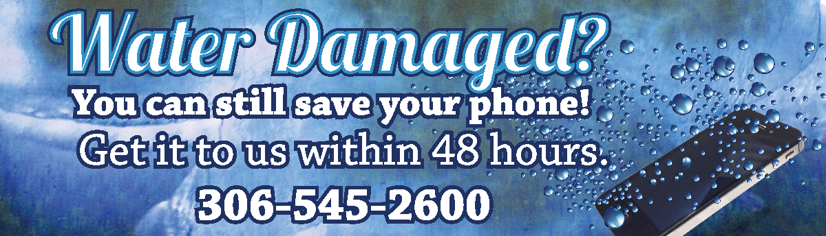 Water damaged? We can fix it.