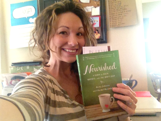 Nourished: A Search for Health, Happiness, and a Full Night's Sleep by Becky Johnson and Rachel Randolph. Released today, January 6, 2015!