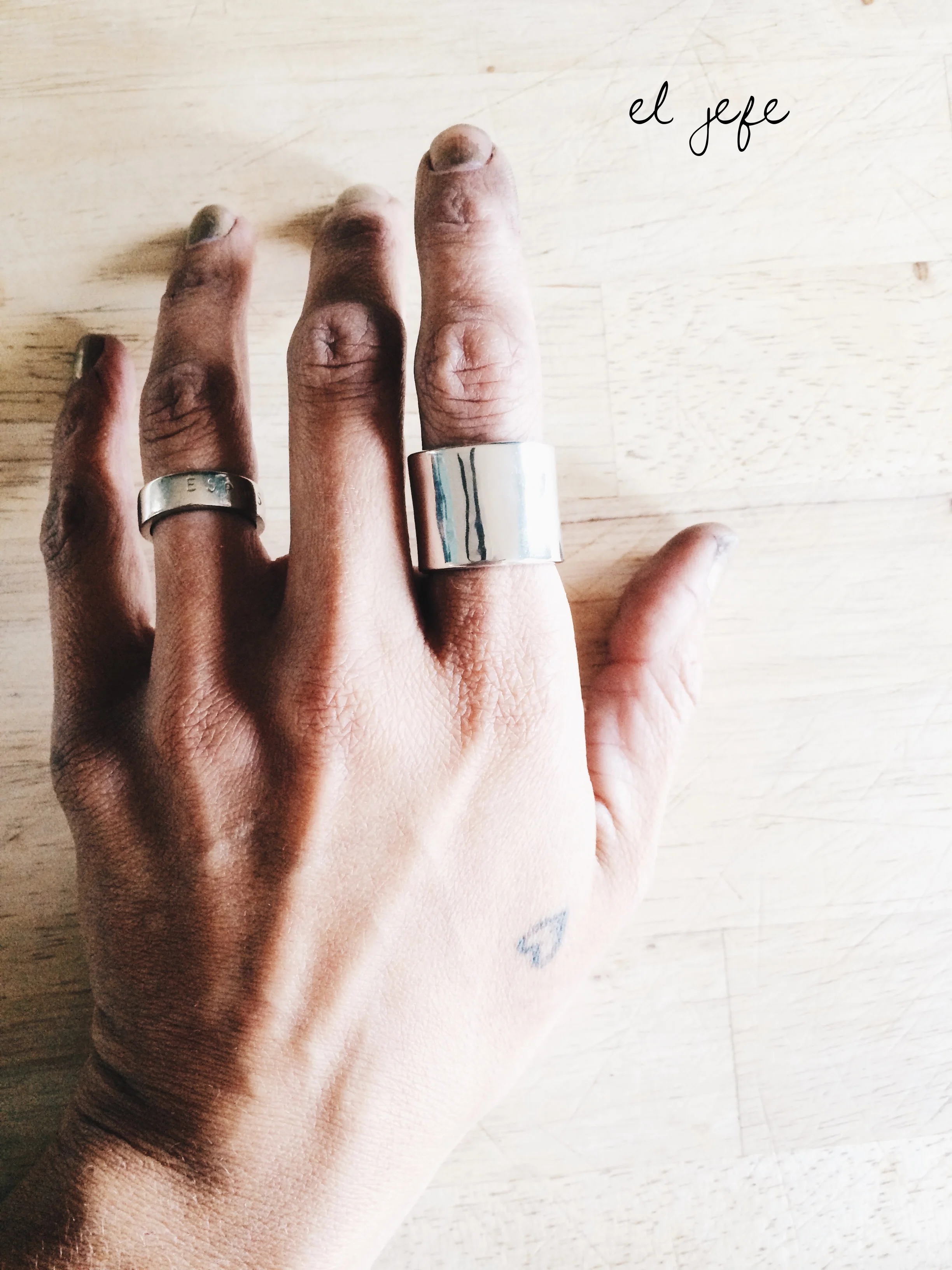 fair warning rings, signature style — loving anvil jewelry