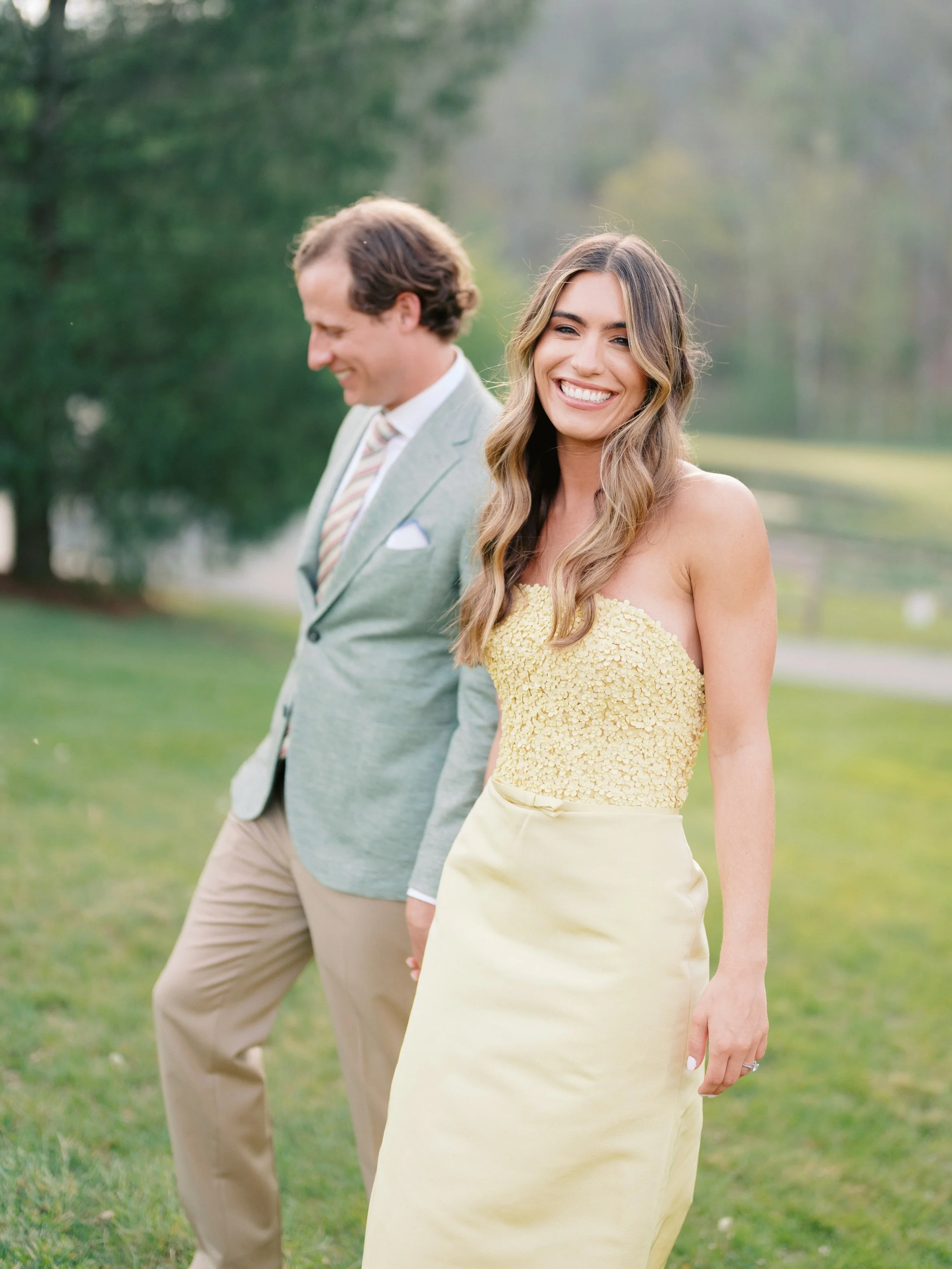 Caroline x Peter&rsquo;s wedding weekend begins now! Grateful to be at the vibrant @the_greenbrier!