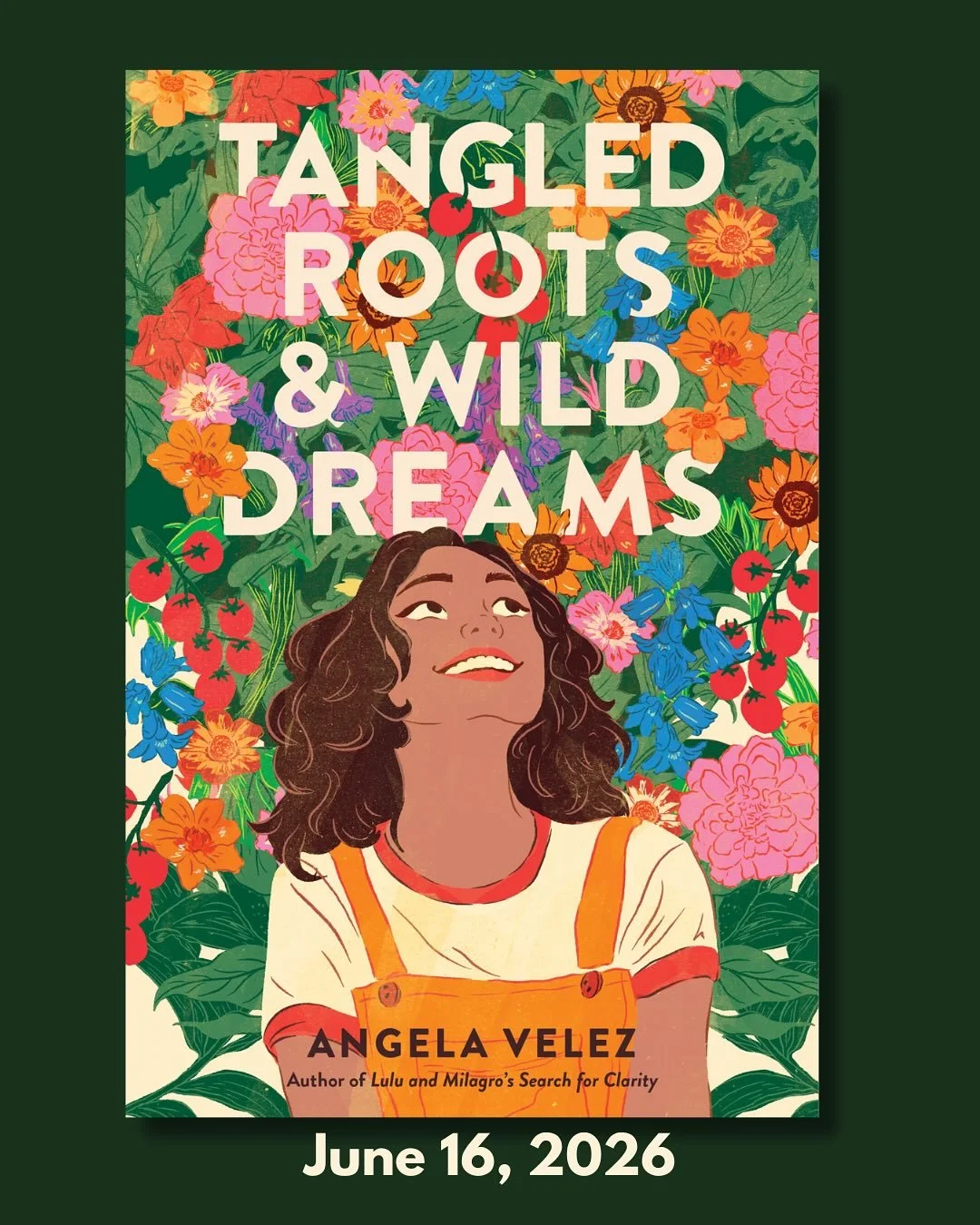 🌸 COVER REVEAL!!!! 🌸
I’m so excited to share the beautiful cover to my second book, TANGLED ROOTS & WILD DREAMS — available June 16, 2026. 
🖤💛 This book is a love letter to overthinking crafting girlies who are scared of the fut