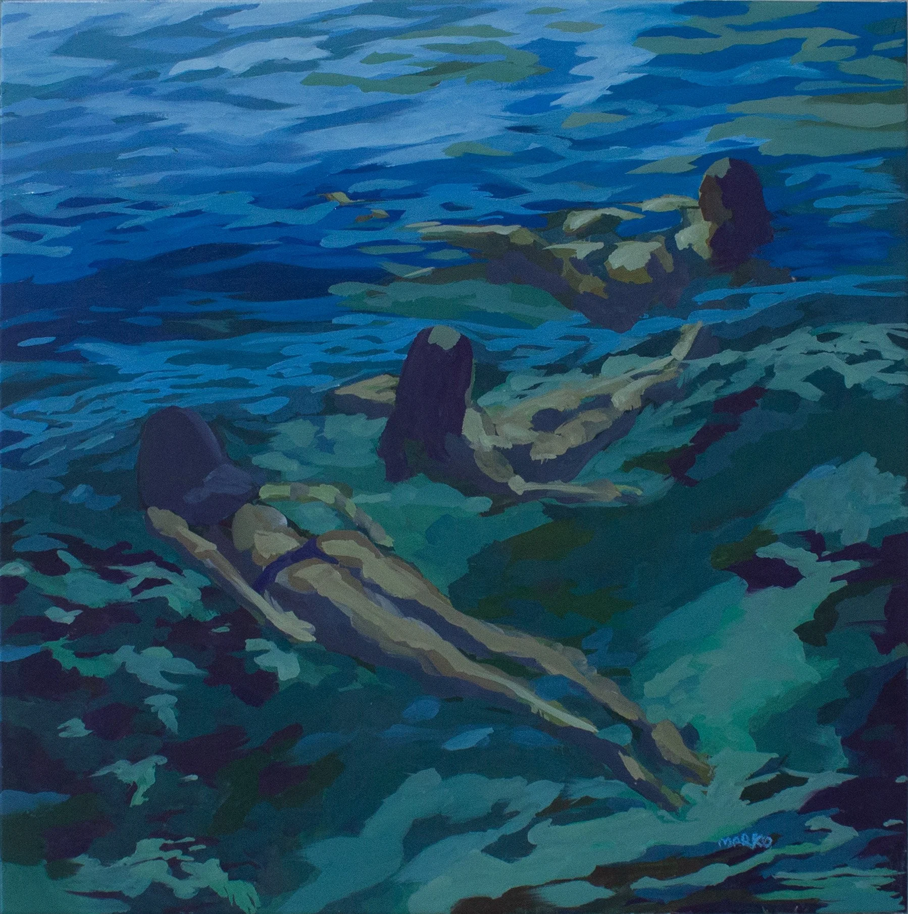 swimmers 80x80 oil on polyester 2026.jpg