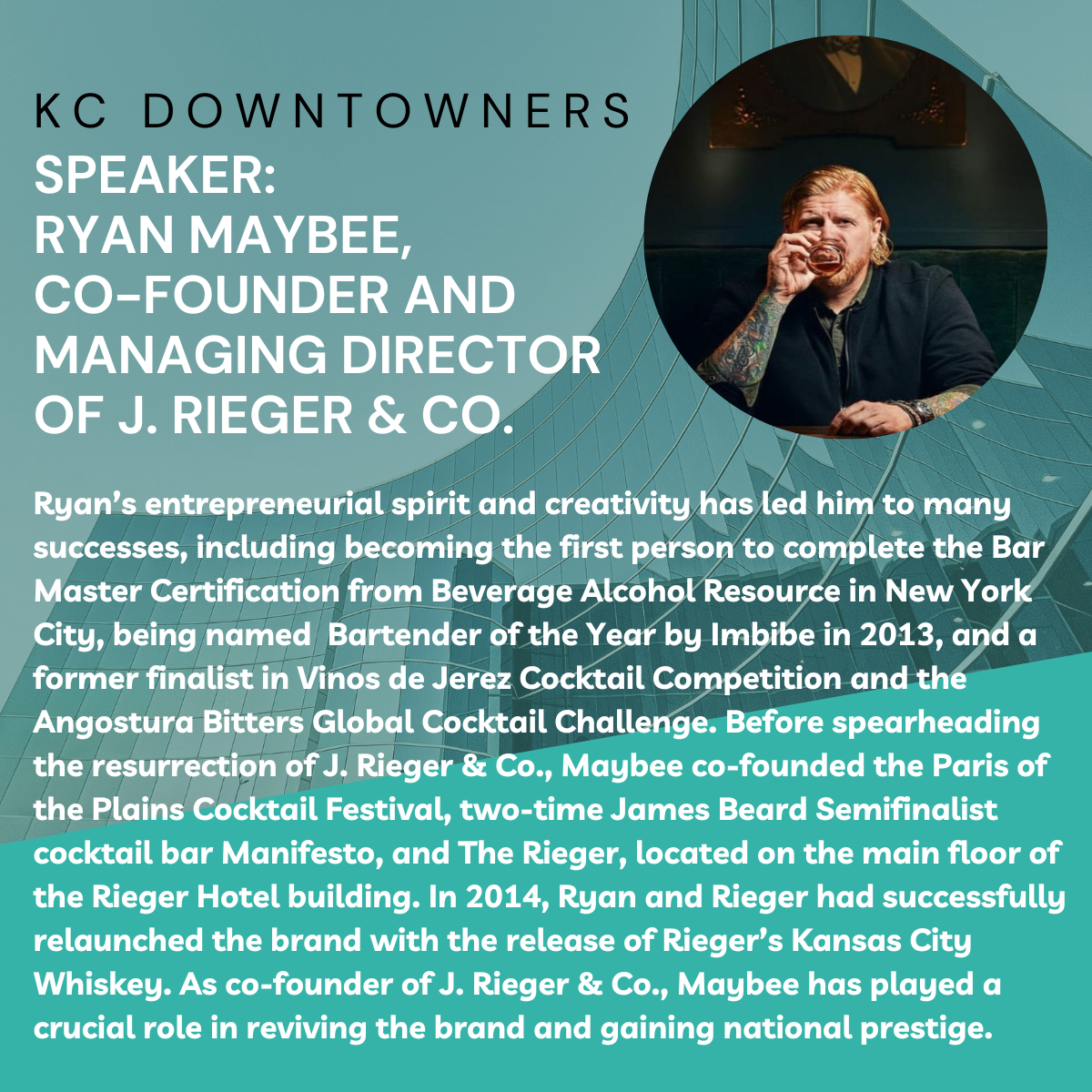 Ryan Maybee J Rieger March 11 Luncheon