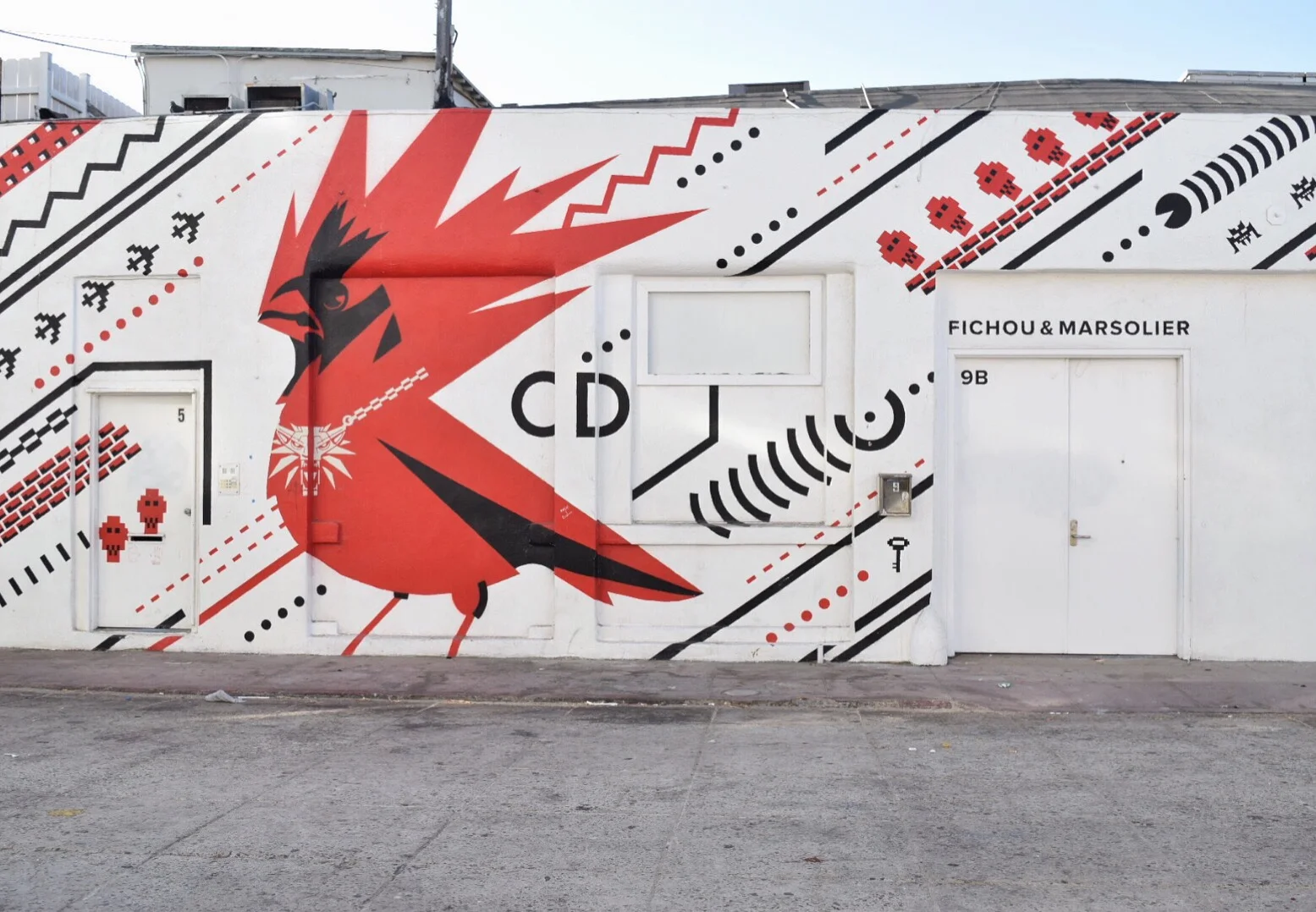 Wall art in Santa Monica