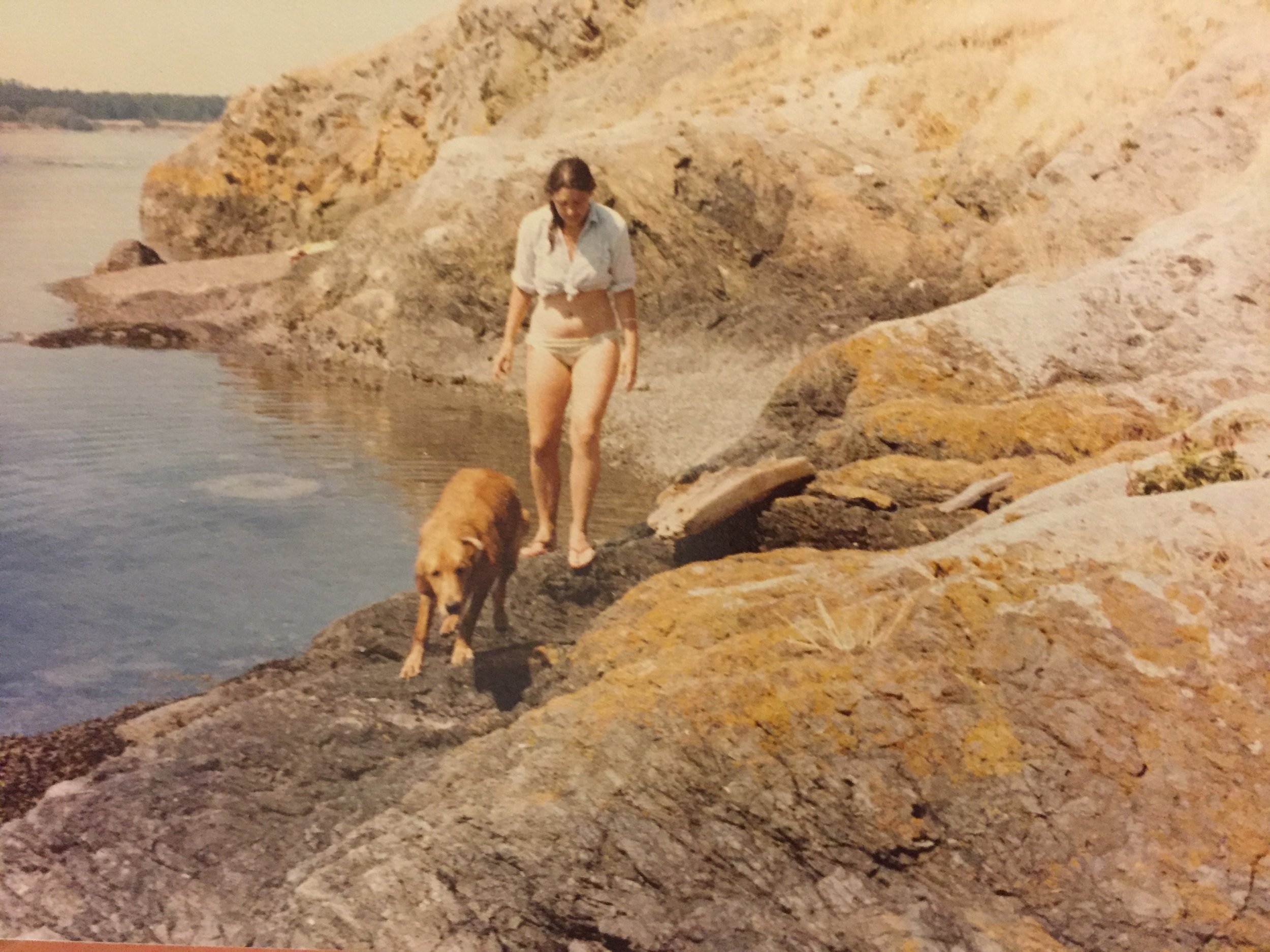 fig. 2 Mom in Washington some time during the 80's