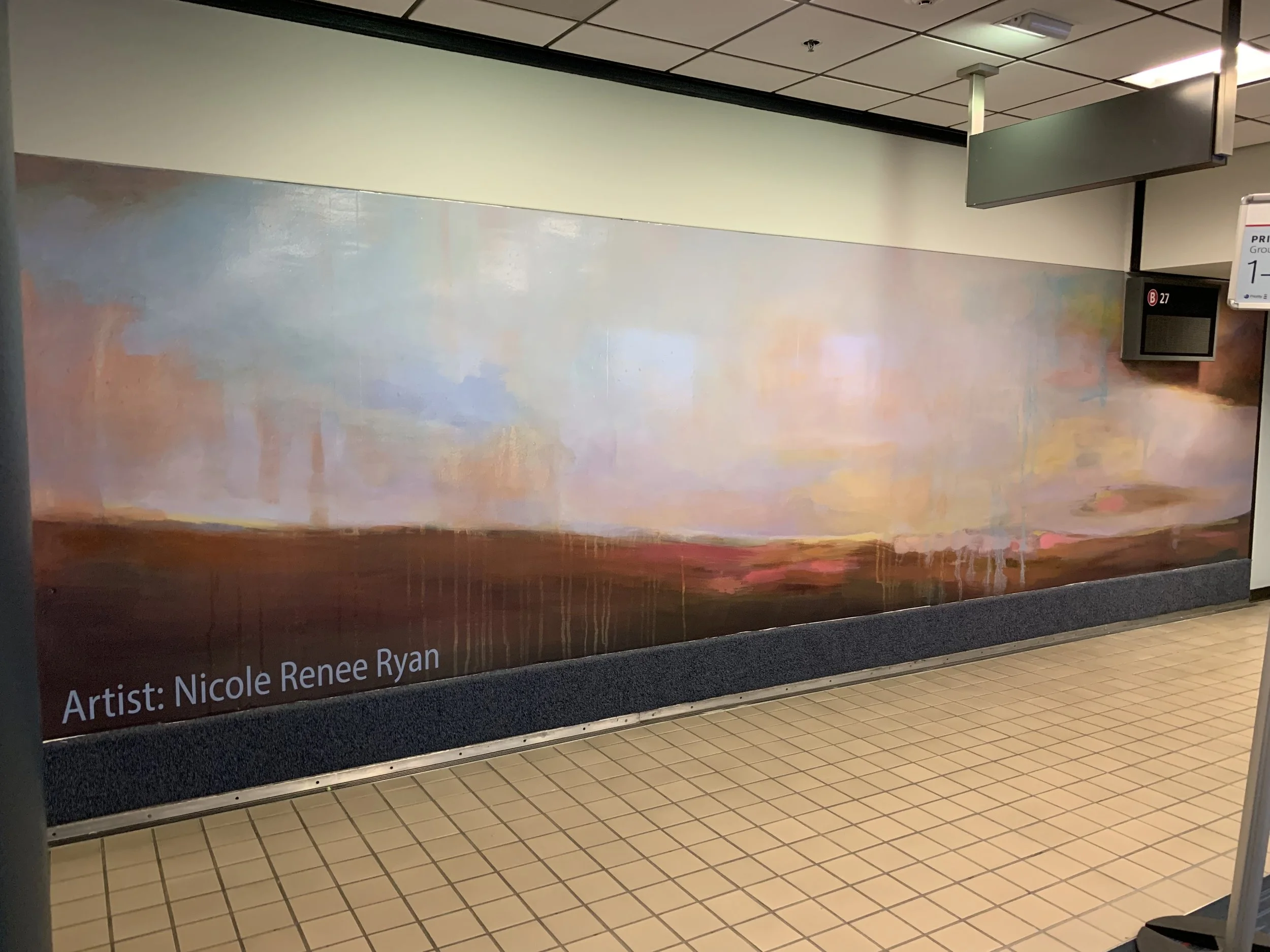 Pittsburgh Airport Mural - Gate B27