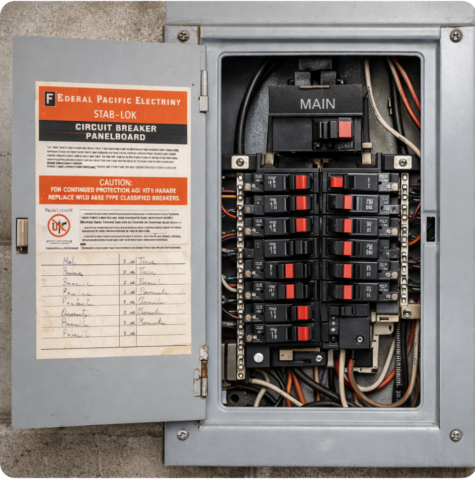 Why Federal Pacific (FPE) Electrical Panels Are Considered a Safety Hazard
