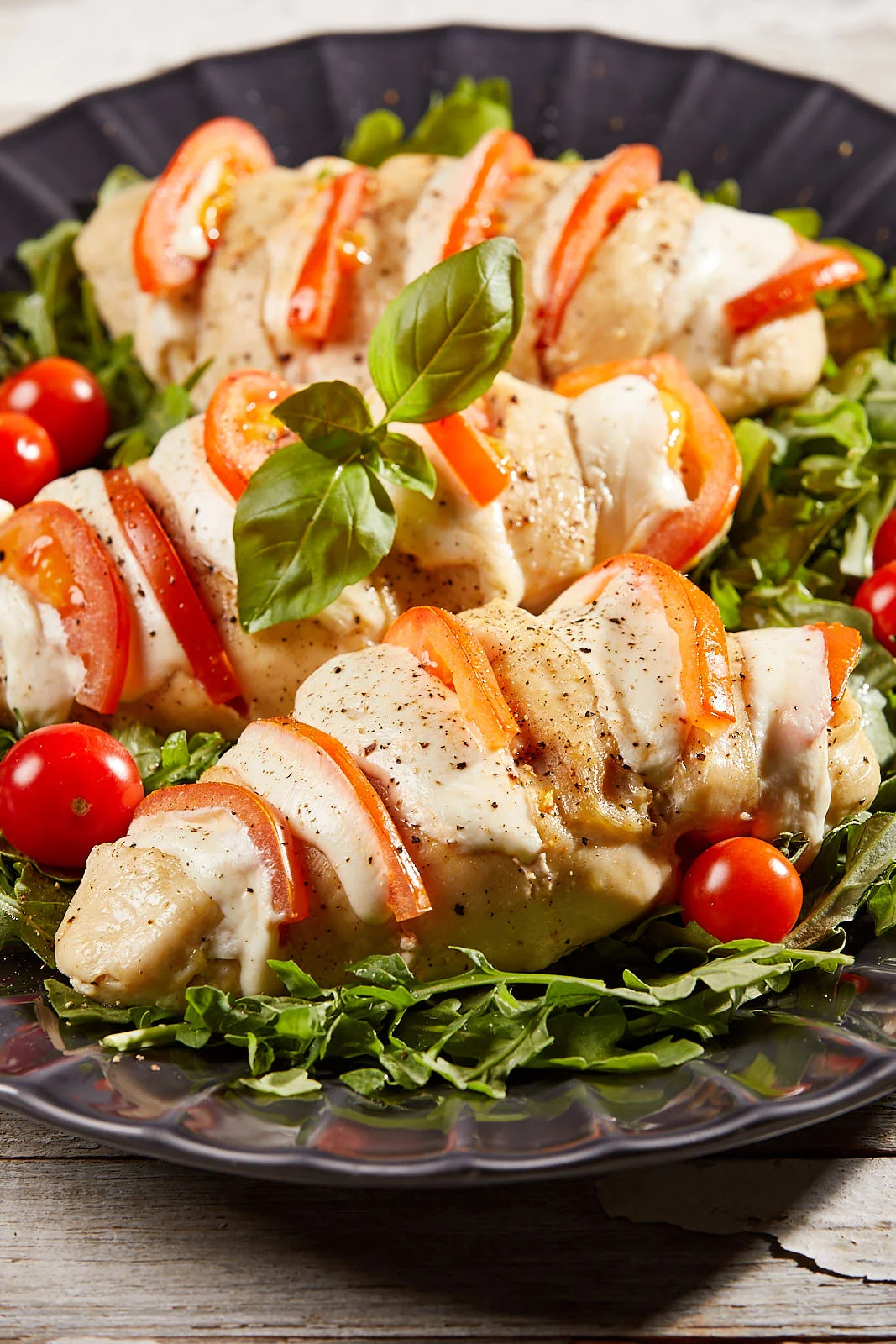 Hasselback Chicken Caprese