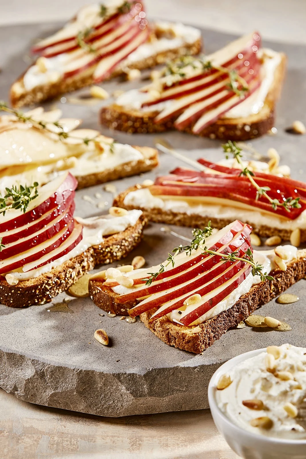 Pear Ricotta Toasts