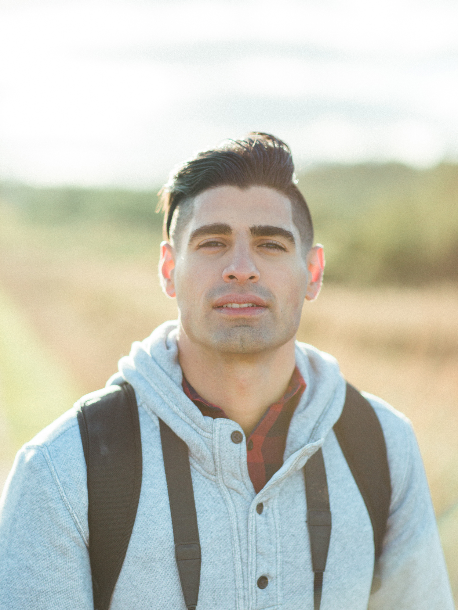 This weekend adventure was such spent with incredible company, and I'm so excited to share the photos I captured of Amir throughout our weekend. I absolutely love portraits, and this photo had me blushing as soon as I captured it. The light spilling in was like something from a fairytale!