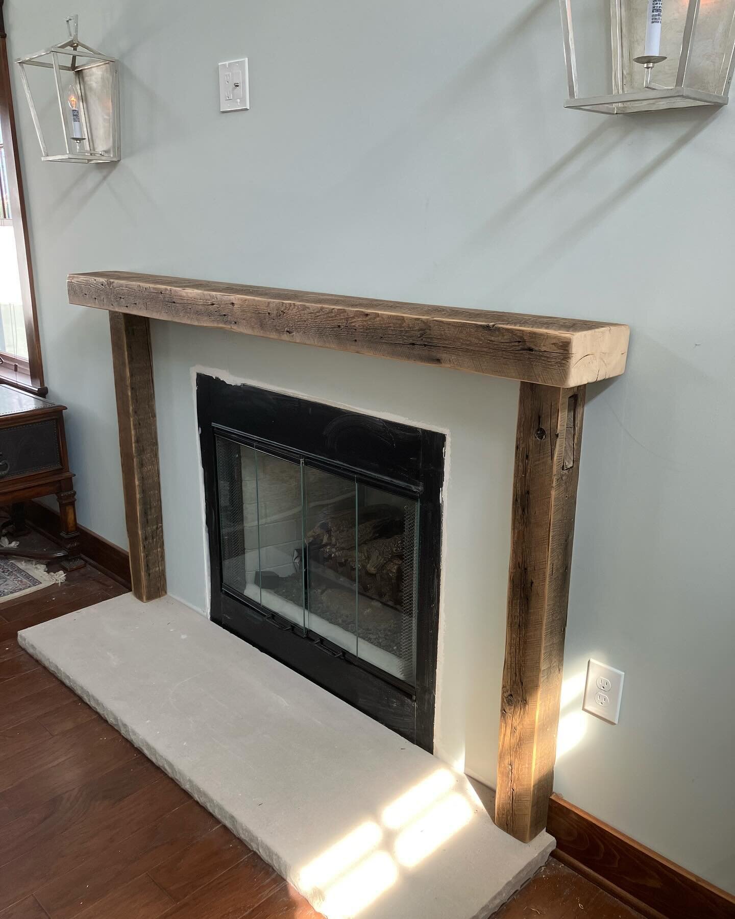 Traditional mantle&hellip; ready for stone on interior