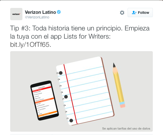 Copy Translation: Tip #3: Every story has a beginning. Start your with the List for Writers app: bit.ly/1OfT165