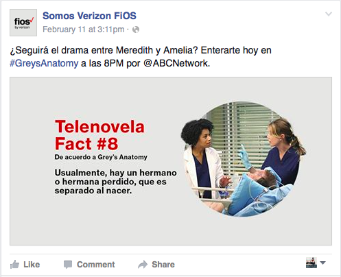 Copy Translation: Will the drama between Meredith and Amelia continue? Find out tonight on #GreysAnatomy at 8PM on @ABCNetwork. IN IMG Translation: Usually, there is a long lost brother or sister that was separated at birth. 