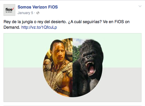 Copy Translation: King of the jungle or king of the desert. Which one would you follow? Watch them on Fios On Demand. 