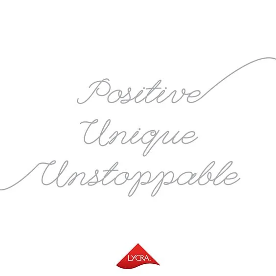 Stay positive, be unique and unstoppable! Thanks to the long-lasting shape and comfort of clothing by LYCRA® fiber, you can move in inspired ways. #LYCRAMovesYou #PositiveThinking #inspiration #motivation #u