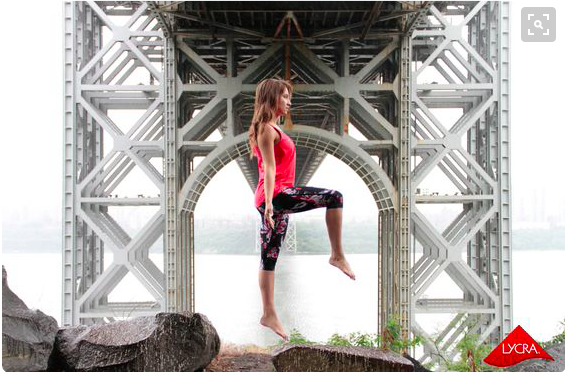 Step beyond your wildest dreams! Activewear powered by LYCRA® fiber keeps its shape and fit for longer so you can move with confidence and comfort. #LYCRAMovesYou #activewear #athleisure #StepUp #balance #focus #n