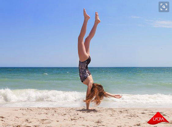 Move like no one’s watching. Swimsuits made with LYCRA® XTRA LIFE™ provide a long-lasting fit and resistance to damage from heat and sunscreen lotions. #LYCRAMovesYou #move #beach #fun #sun #sand #swimsuits