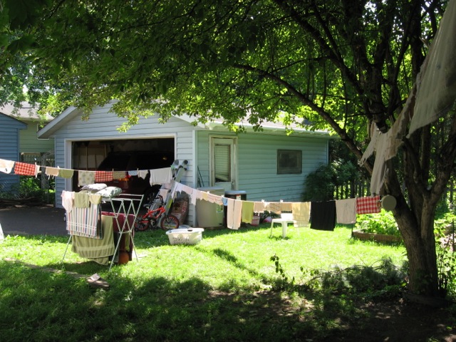 dead dryer = extra homestead-ness